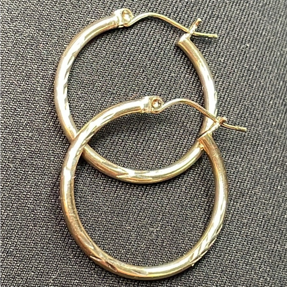 925 sterling silver and 10k earrings